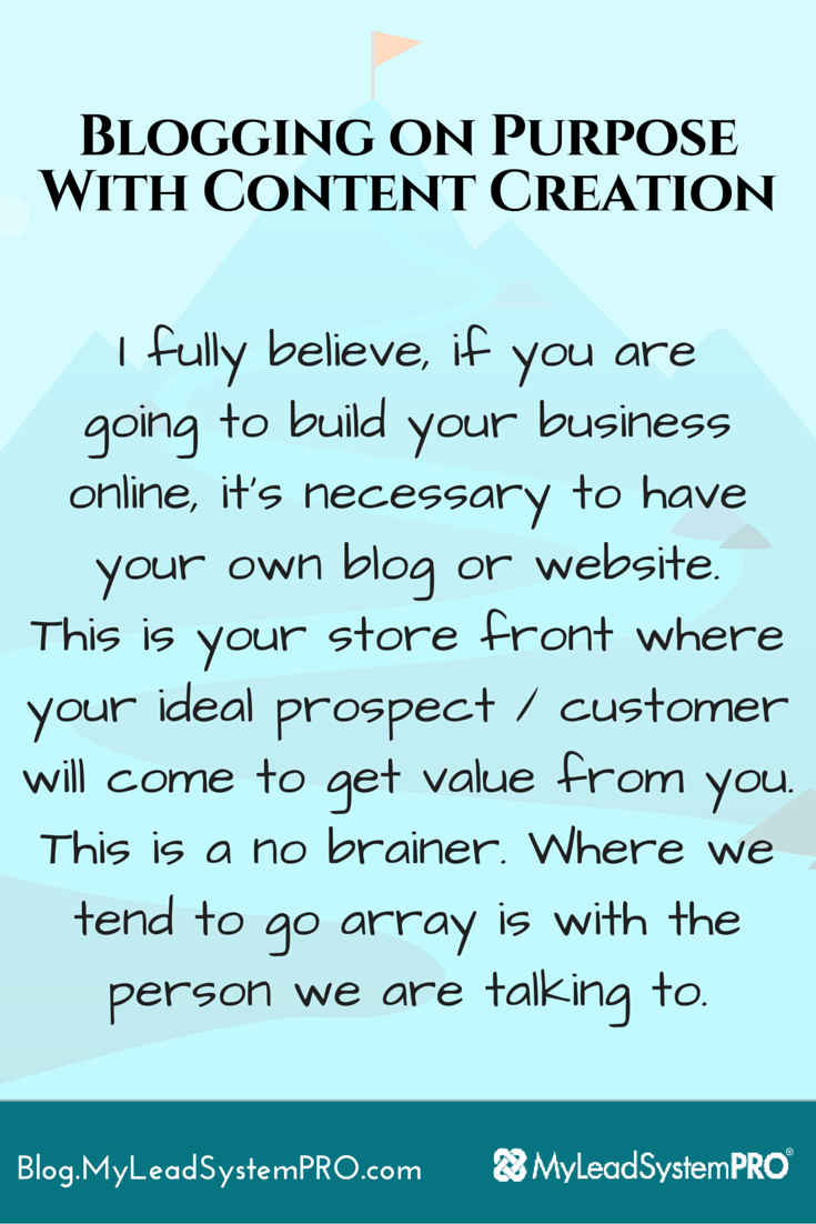 Wanna know how to find YOUR target market and how to blog to them with purpose? Make them quickly like you and trust you, because of the targeted value you bring them. Which means more leads, more sales, and more sign-ups. = => Click Here to Find Out How to Blog On Purpose to the Right Target Market!