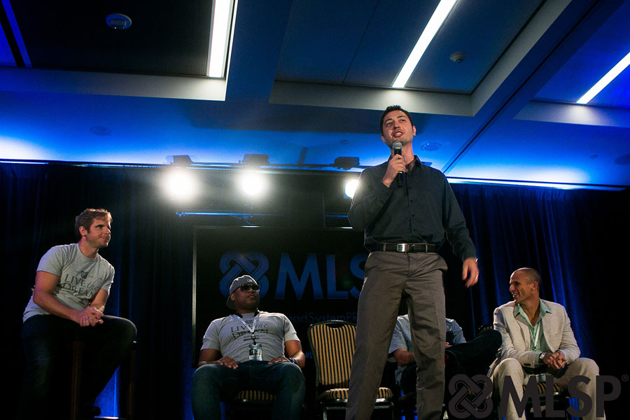 Vitaliy Dubinin speaking at Live the Dream