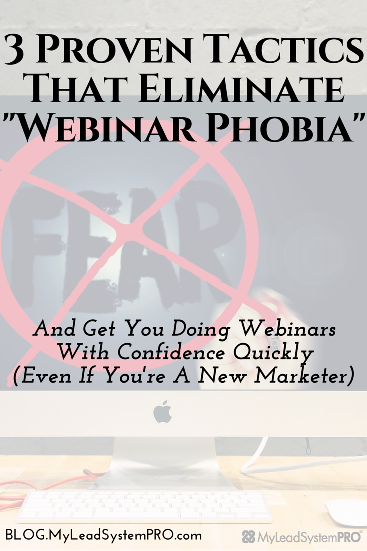 If you feel any fear when you think around hosting your first webinar, YOU ARE NOT ALONE. Take 3 minutes to watch this video, and you will get 3 tactics to eliminate your webinar fears forever.