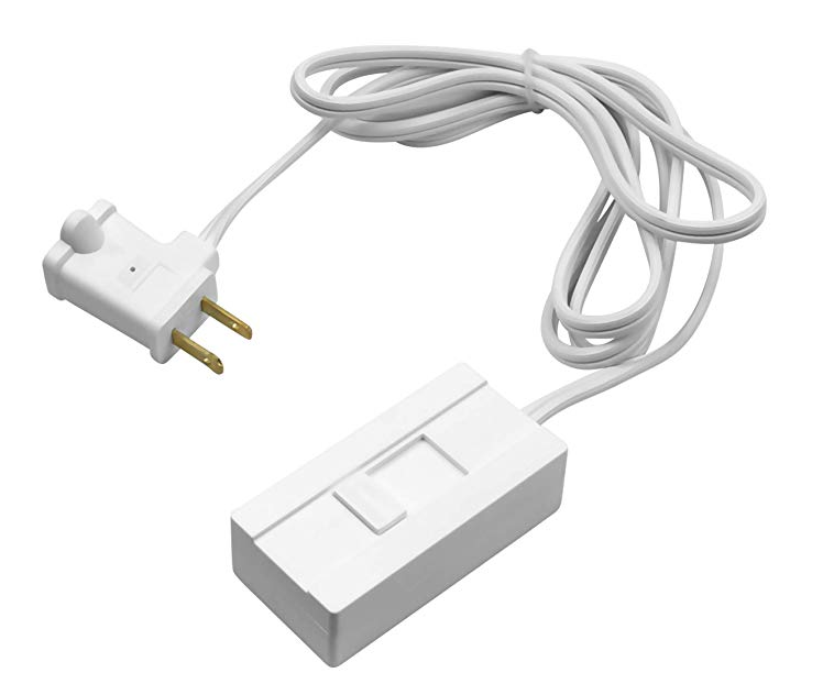 dimmer TOPGREENER Table-Top Plug In Lamp Dimmer, 360 Watt Incandescent and Halogen, TGTTDL300, White