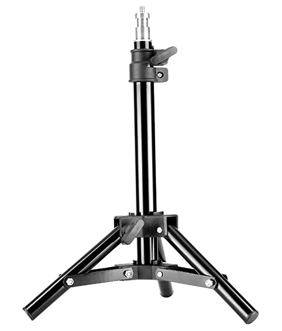 desk-light-stand Neewer Mini Aluminum Photography Back Light Stands with 32"/80cm Max Height for Relfectors, Softboxes, Lights, Umbrellas, Backgrounds