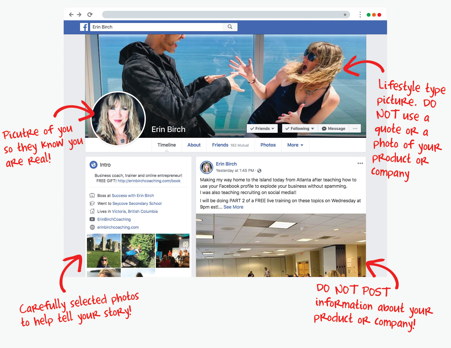 facebook-profile-musts These are just a few of the extremely important changes you may need to make to update your Facebook Profile
